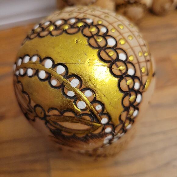 Russian stacking nesting Floral Church dolls Wooden pieces - Picture 8 of 11